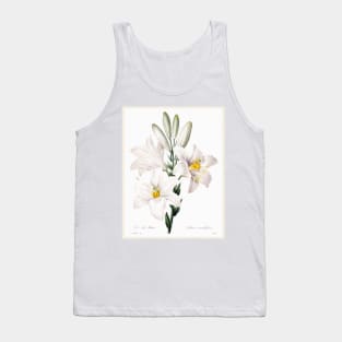 Madonna Lily from Choix des plus belles fleurs (1827) Tank Top